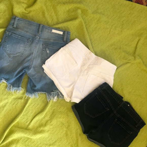 High Rise Jean Shorts - Picture 2 of 2